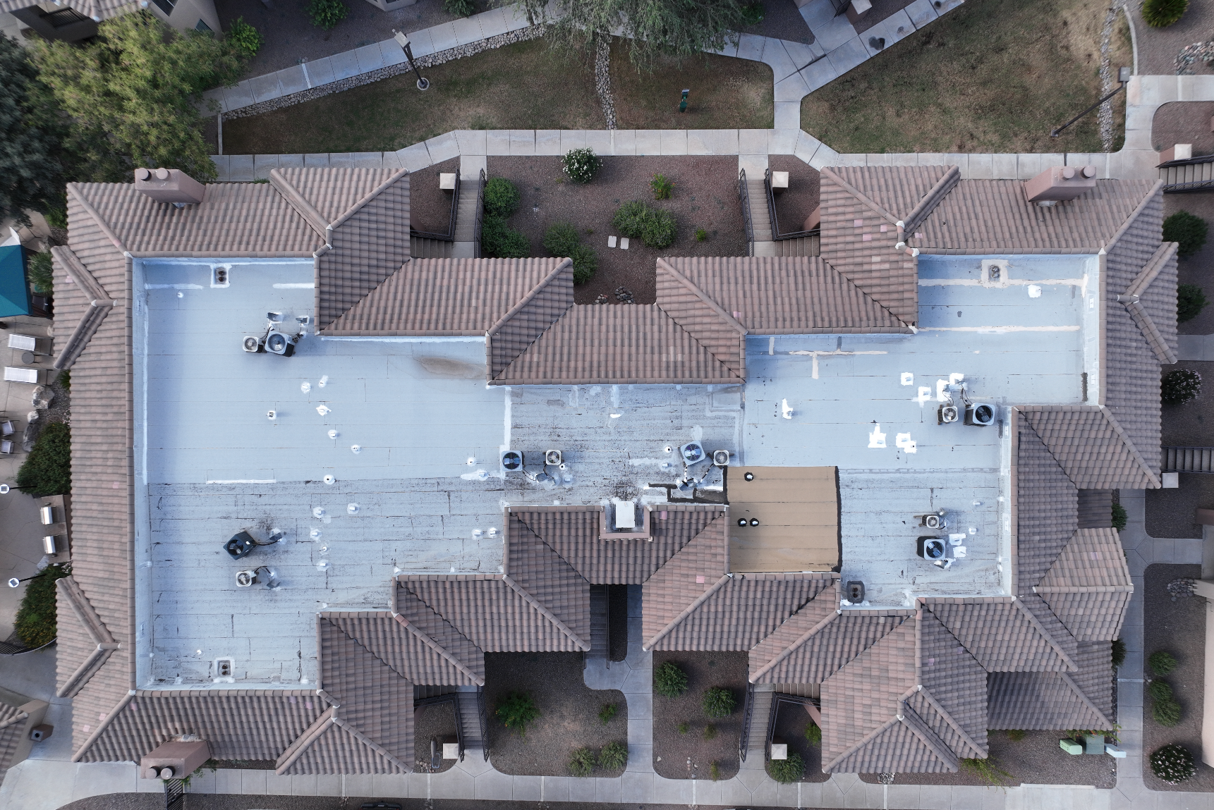 Aerial Drone Roof Inspection